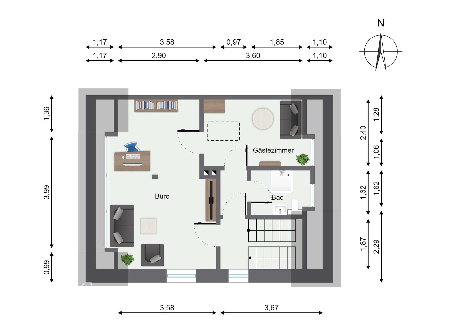 Grundriss Dachgeschoss